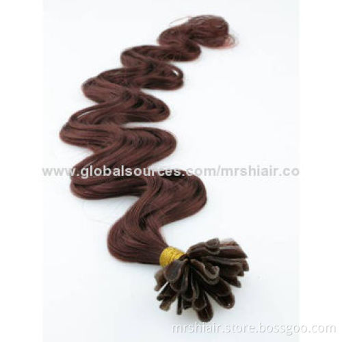 22-inch Light Color Boby Wave Peruvian U Tip Hair Extensions